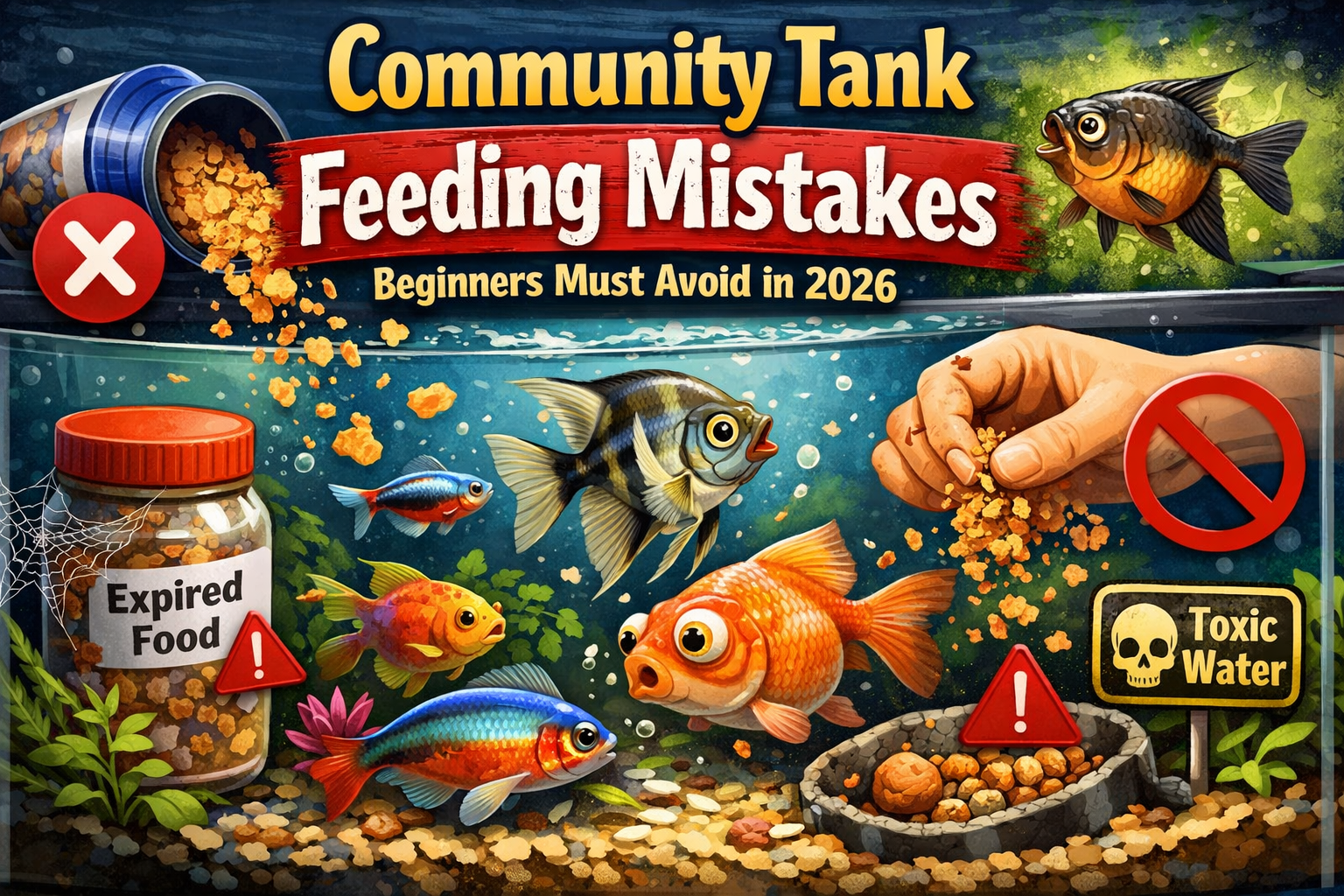 Community Tank Feeding Mistakes Beginners Must Avoid in 2026