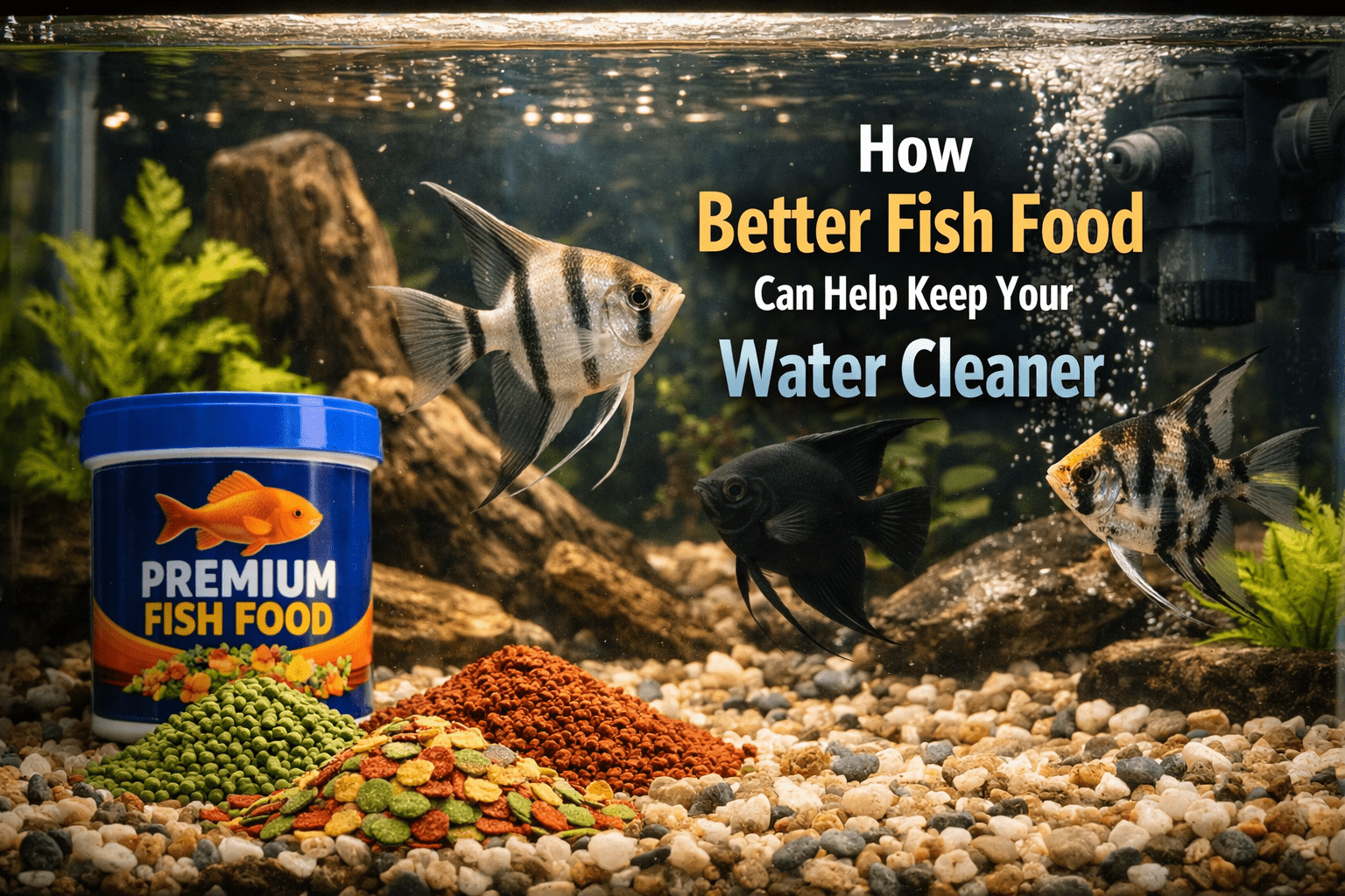 How Better Fish Food Can Help Keep Your Water Cleaner